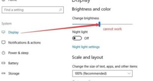 How to Fix Brightness Not Working in Windows 10