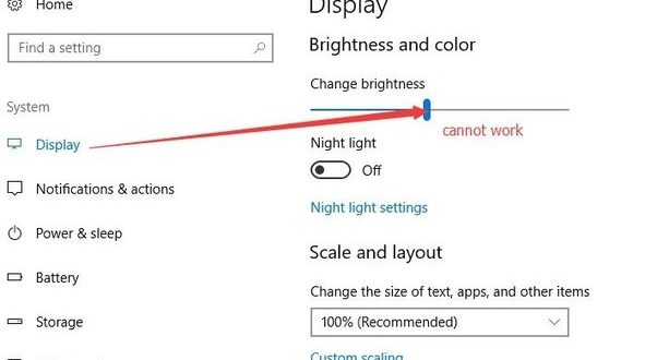 How to Fix Brightness Not Working in Windows 10
